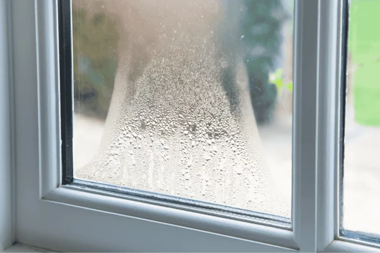 Condensation inside double glazing panel