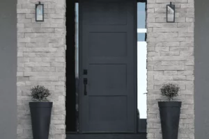Modern grey composite door