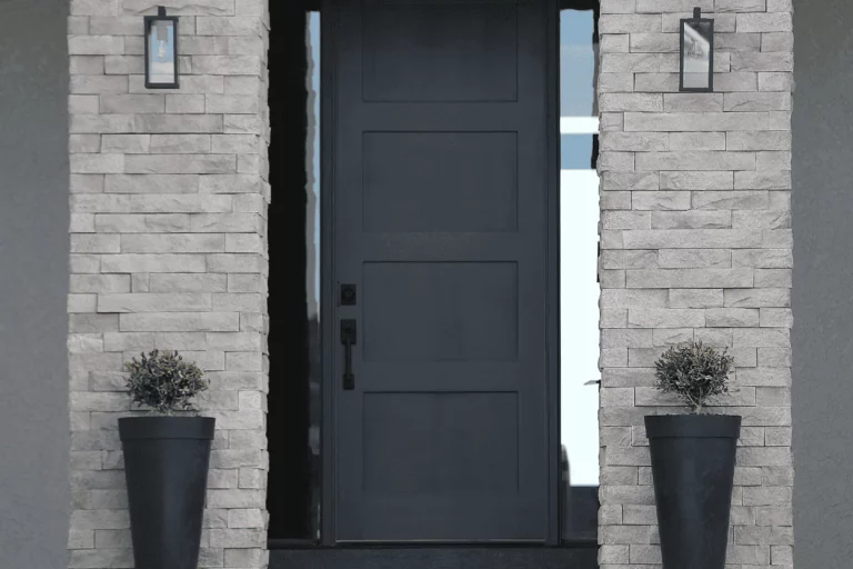 Modern grey composite door