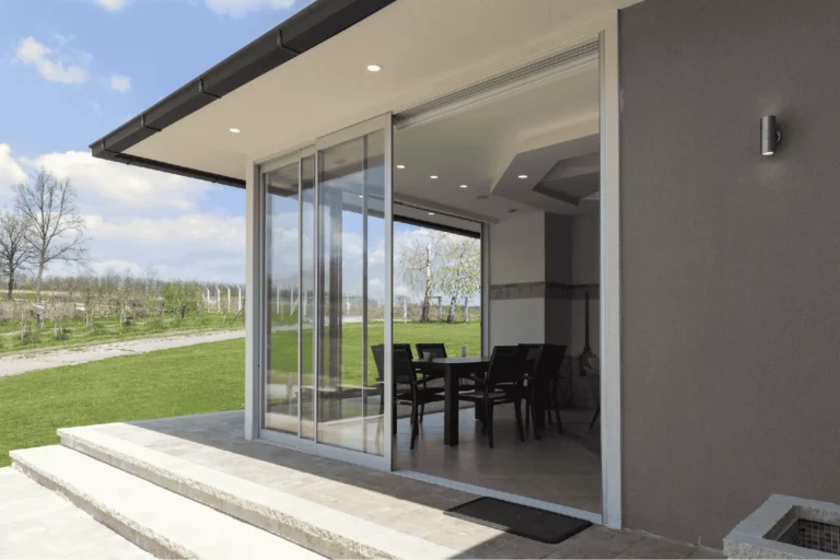 Full height sliding patio doors